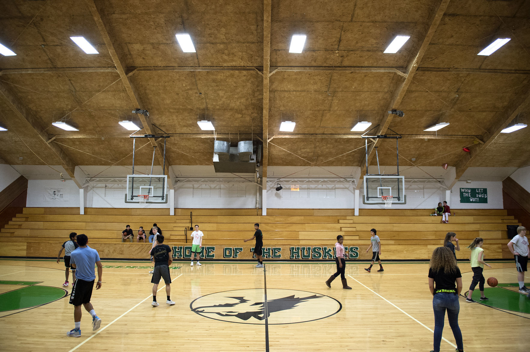 Community gymnasium.